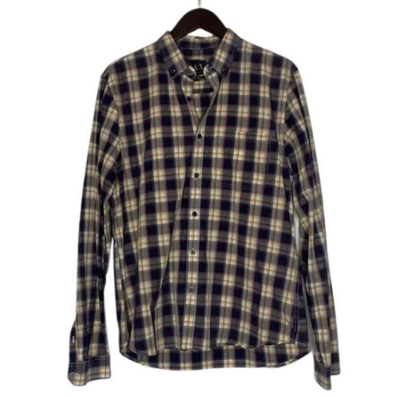 AX Armani Exchange Casual Button Down (Lg) - Picture 3 of 10